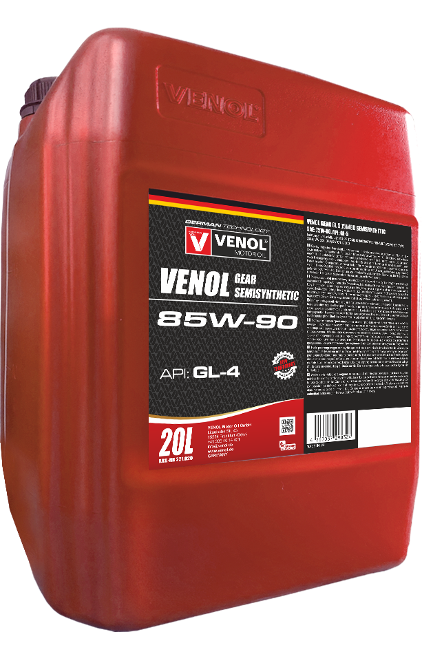 OLEJ PRZEKŁADNIOWY VENOL GEAR GL 4 85W90_20L